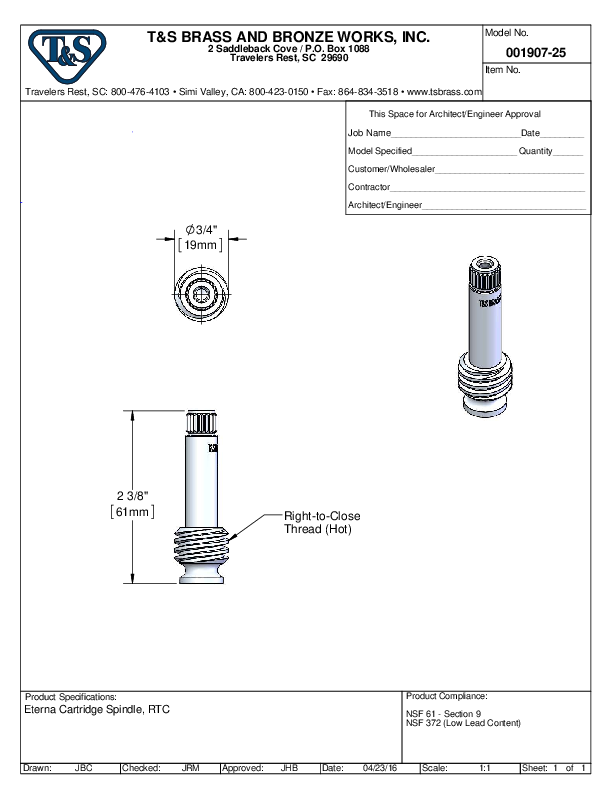 Cutsheet