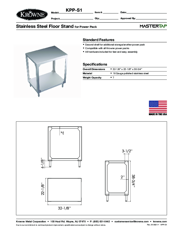 Cutsheet