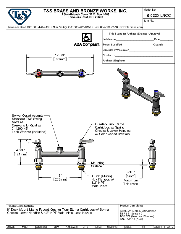 Cutsheet