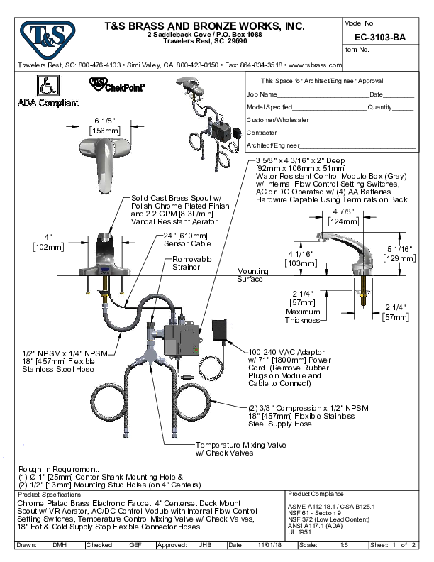 Cutsheet