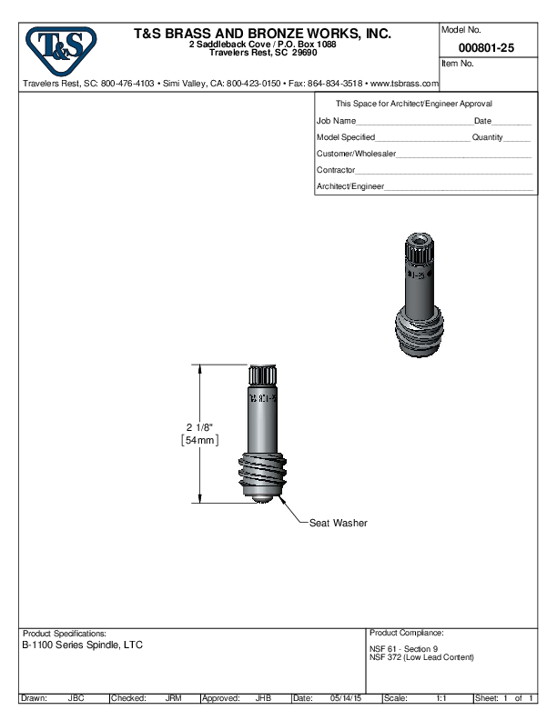 Cutsheet