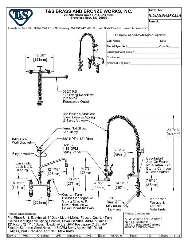 Cutsheet