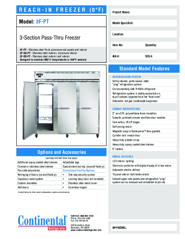 Cutsheet