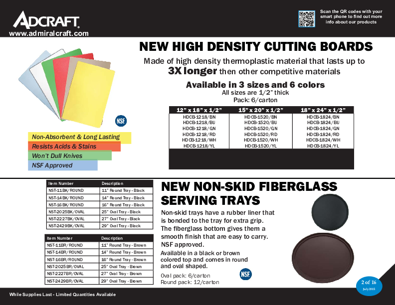 Cutsheet