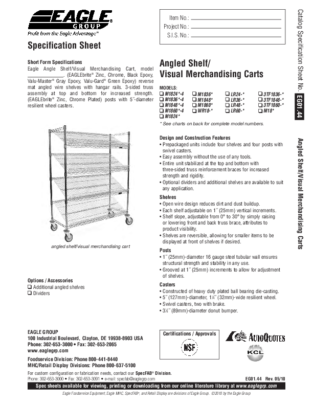 Cutsheet