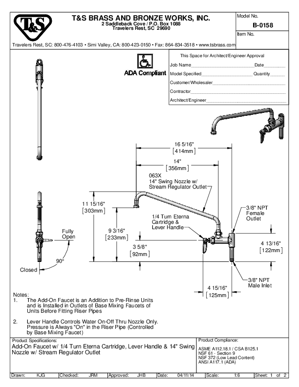 Cutsheet