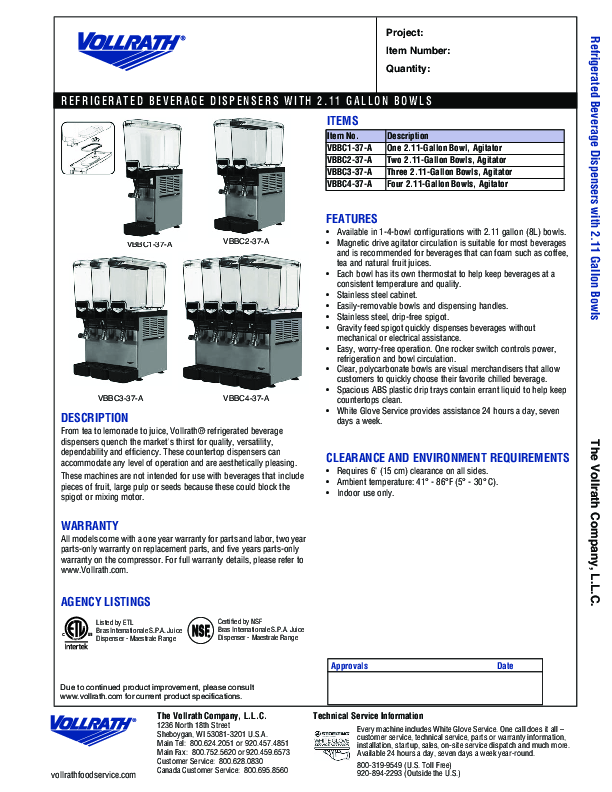 Cutsheet