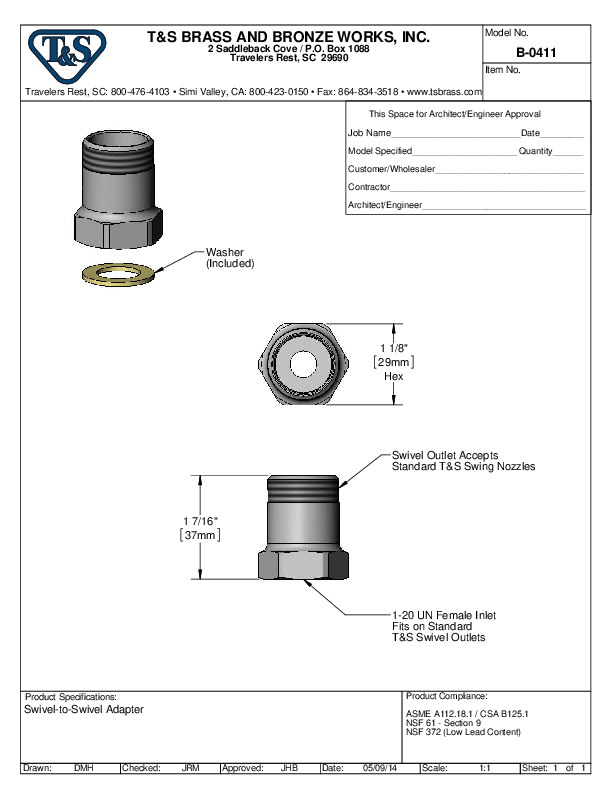 Cutsheet