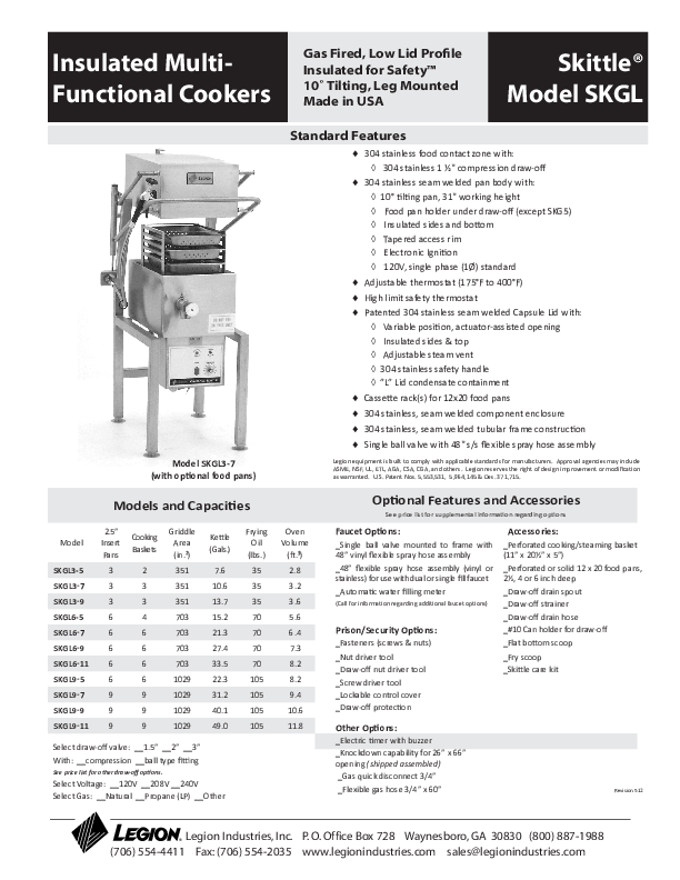 Cutsheet