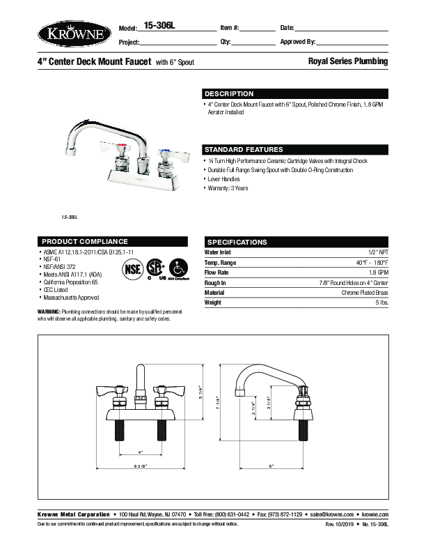 Cutsheet