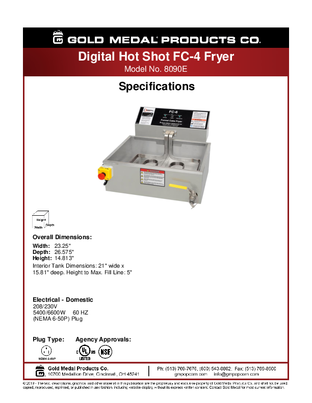 Cutsheet