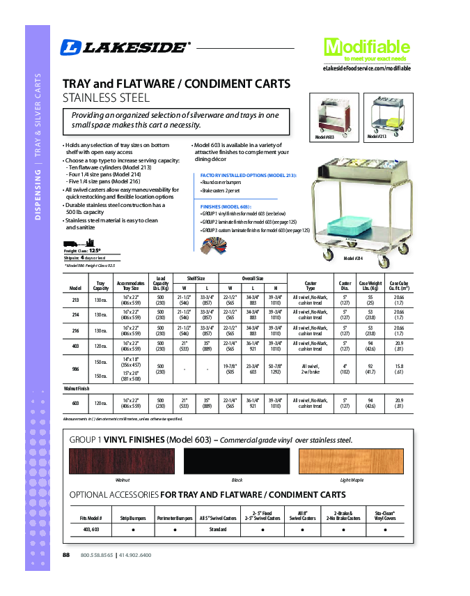 Cutsheet