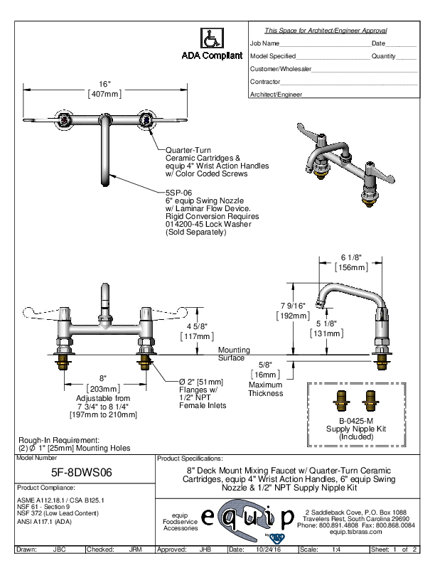 Cutsheet