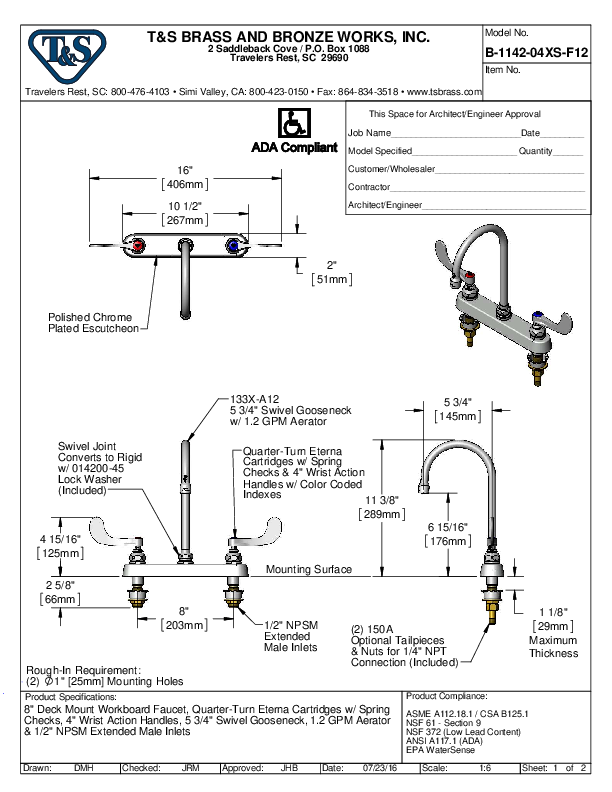 Cutsheet