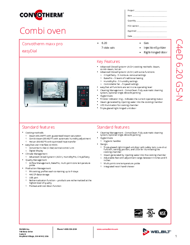 Cutsheet