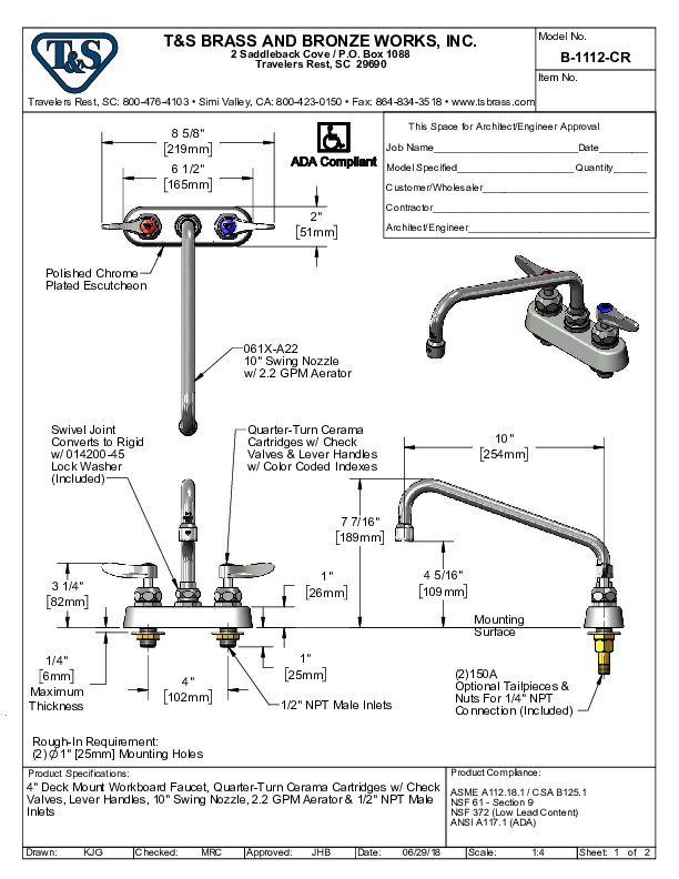 Cutsheet