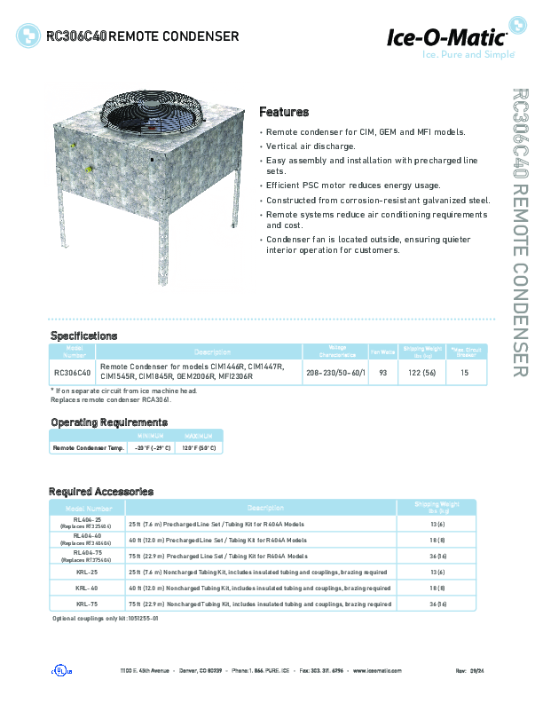 Cutsheet