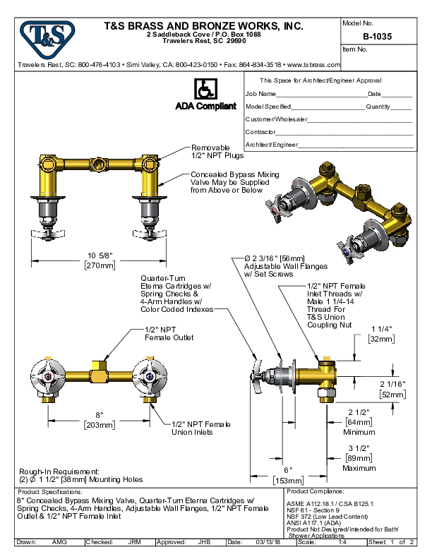 Cutsheet