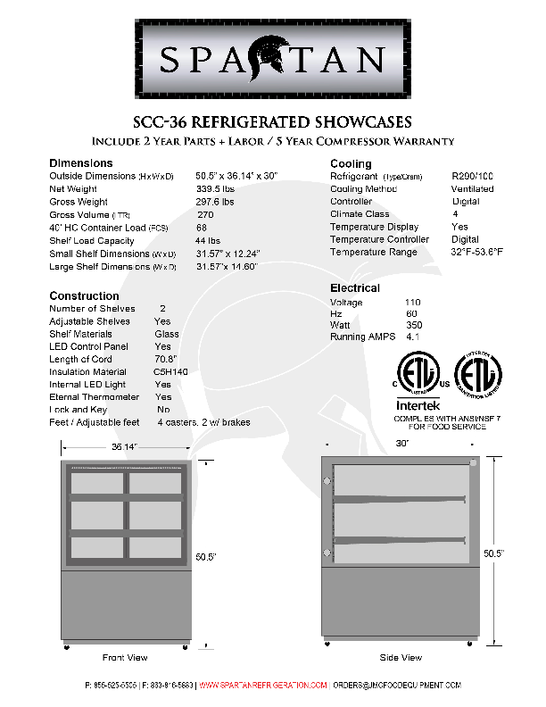 Cutsheet