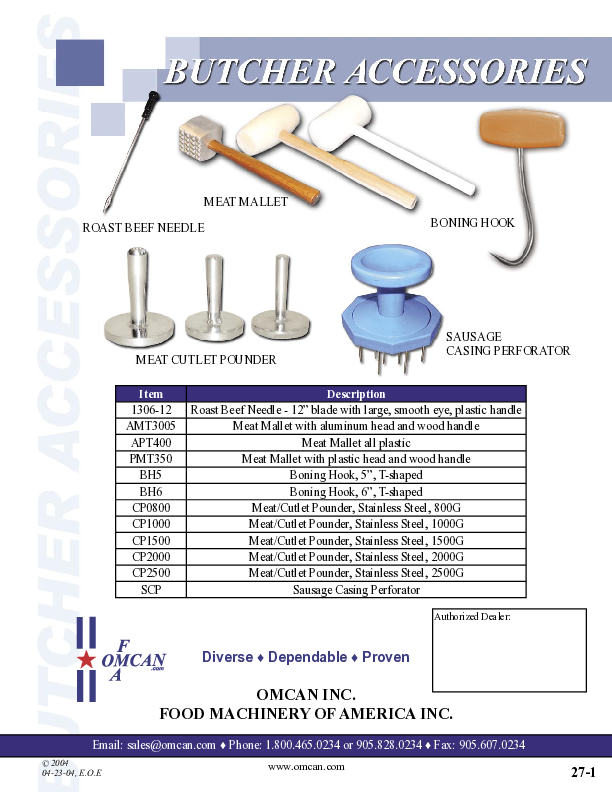 Cutsheet