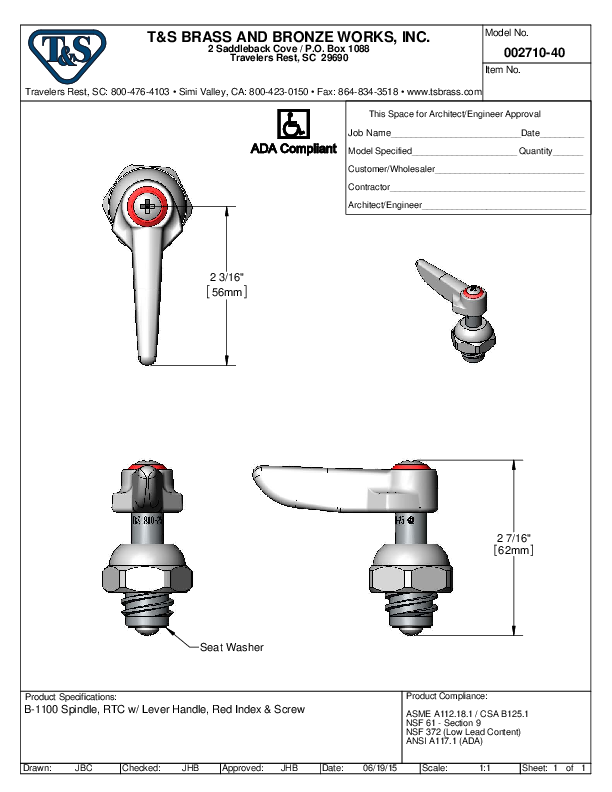 Cutsheet