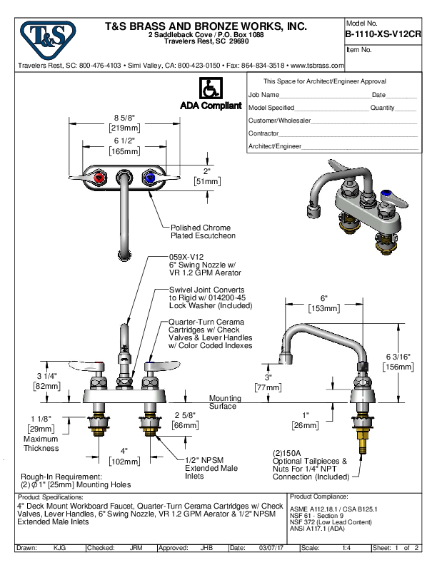 Cutsheet