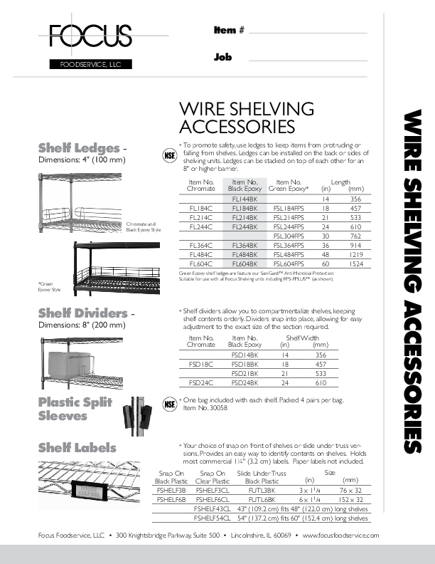 Cutsheet