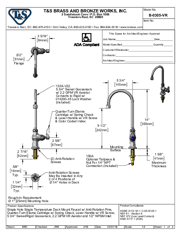 Cutsheet