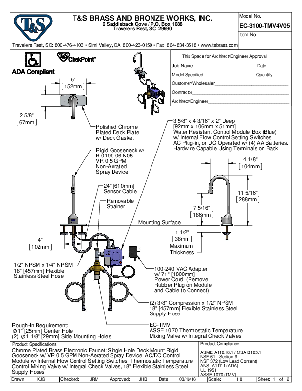 Cutsheet