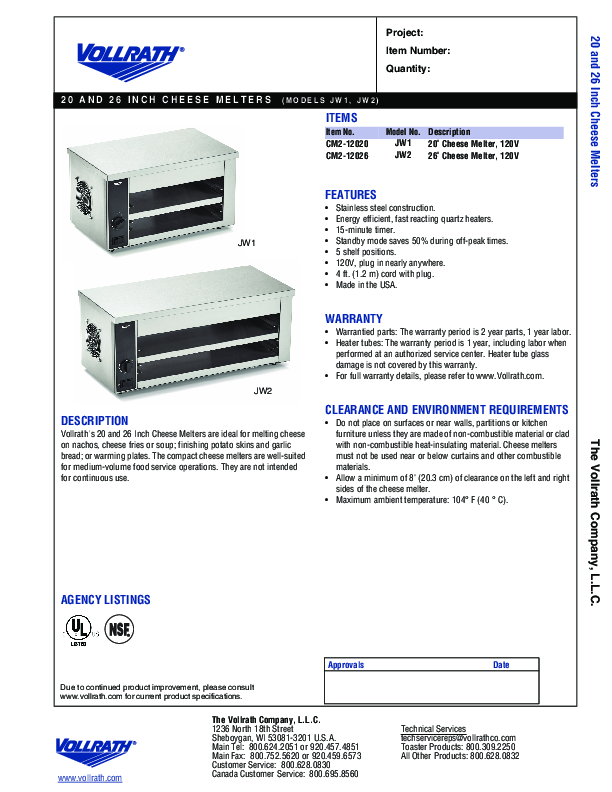 Cutsheet