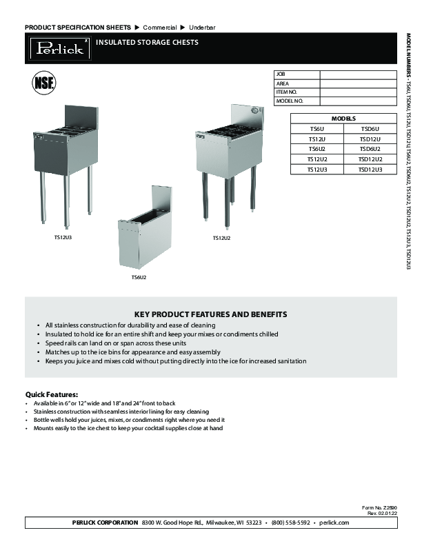 Cutsheet