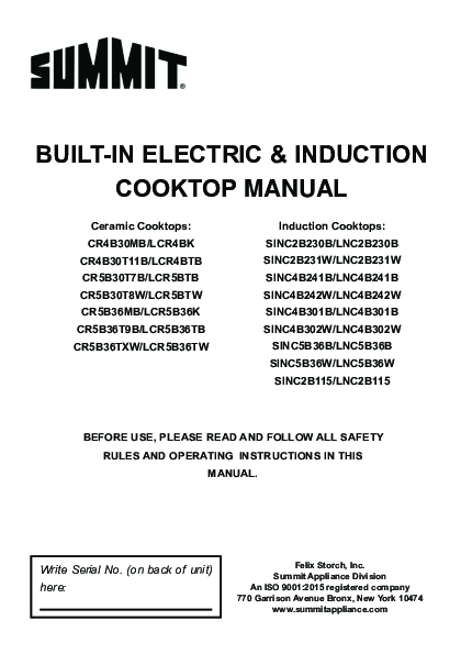 Owner's Manual