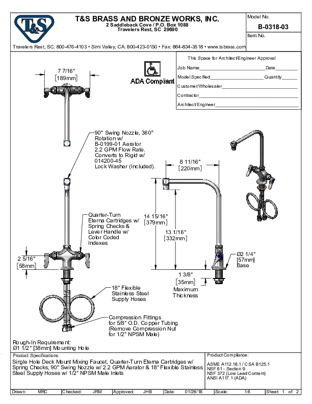 Cutsheet