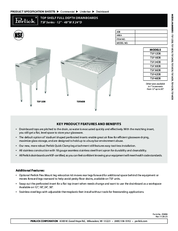 Cutsheet