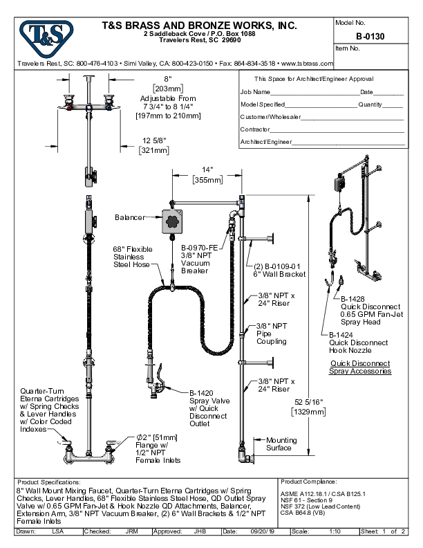 Cutsheet