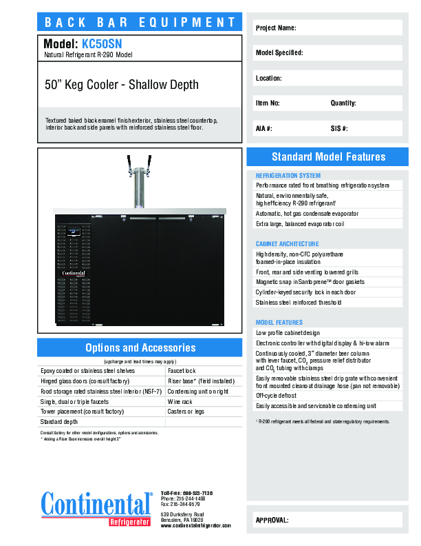 Cutsheet