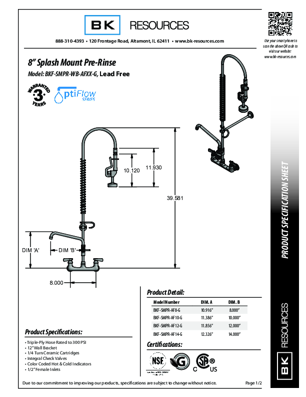 Cutsheet