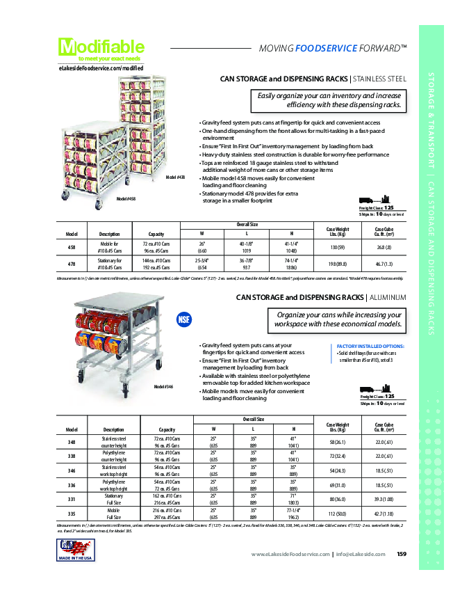 Cutsheet