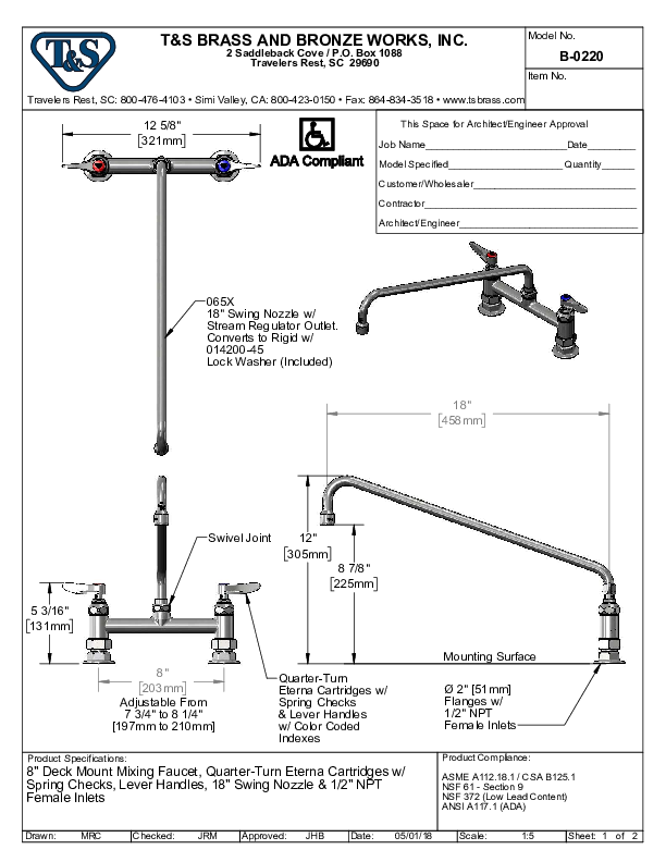 Cutsheet