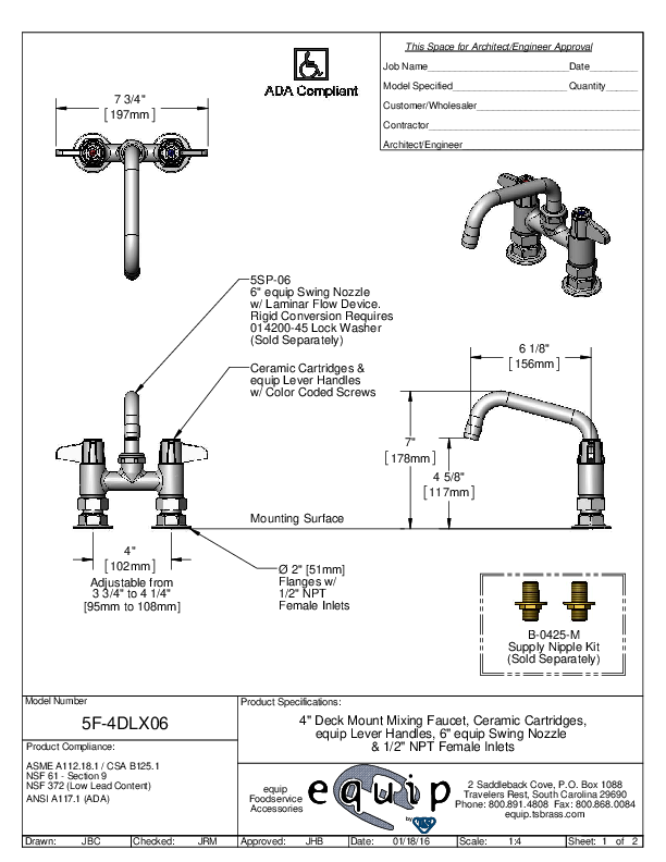 Cutsheet