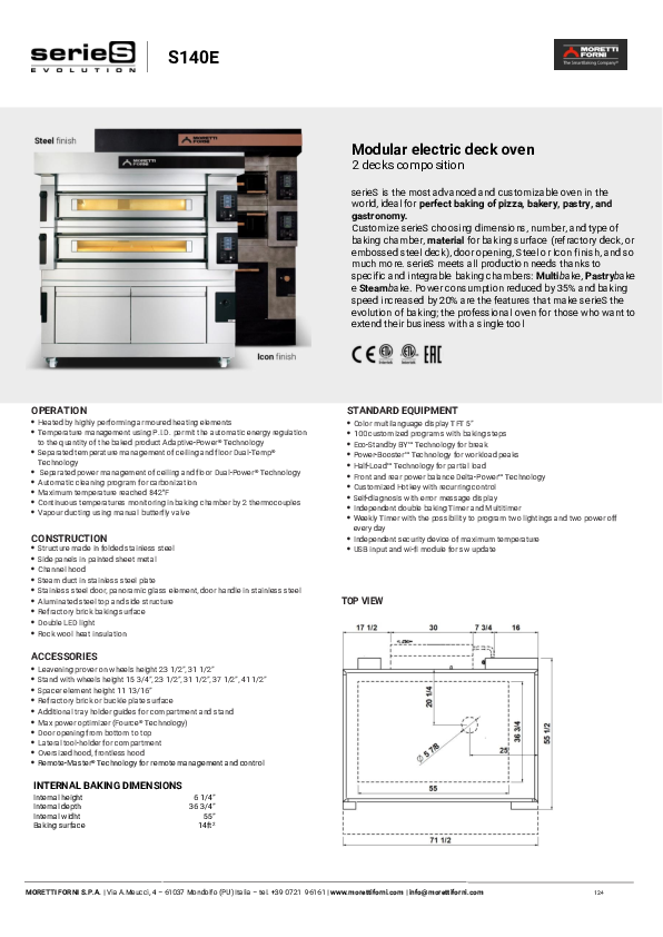 Cutsheet