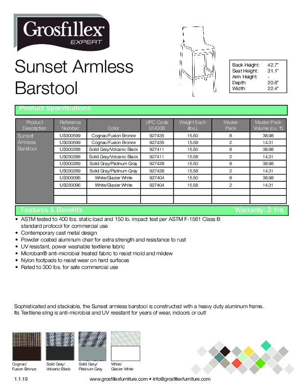 Cutsheet