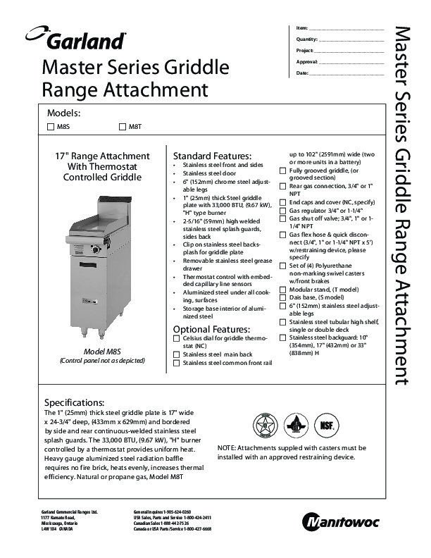 Cutsheet