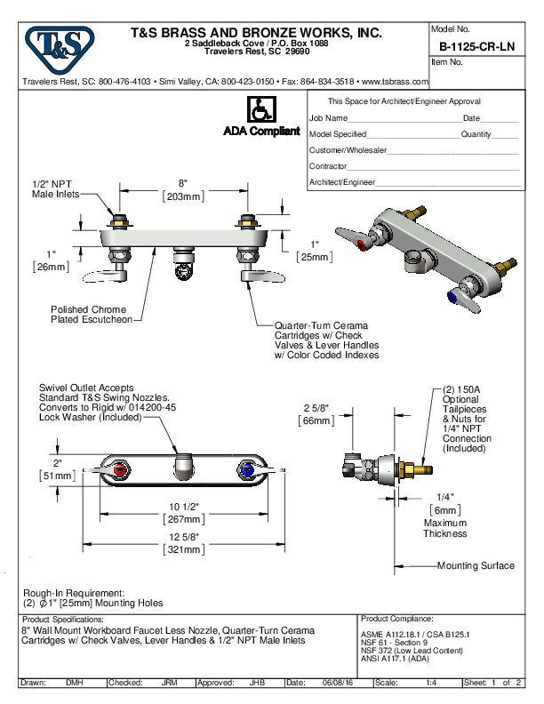 Cutsheet