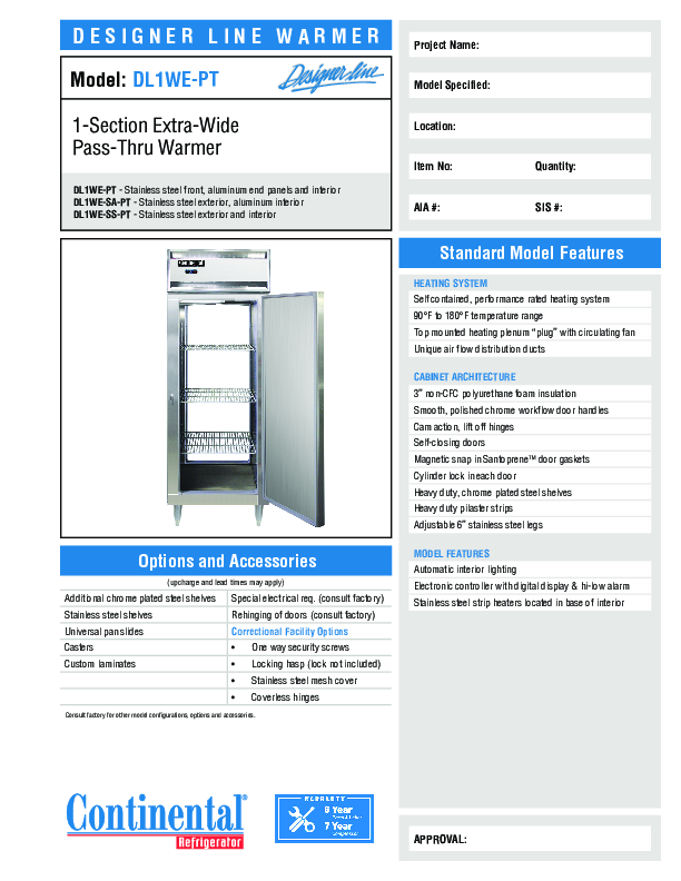 Cutsheet