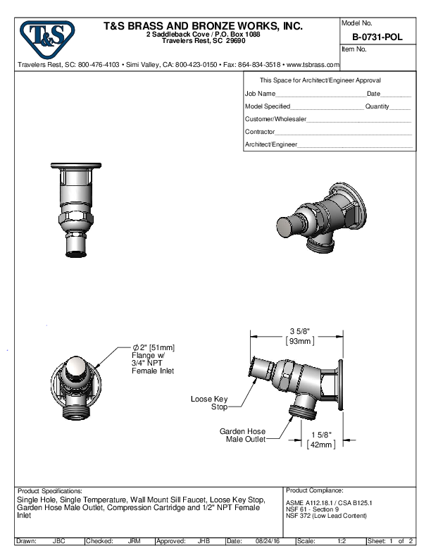 Cutsheet