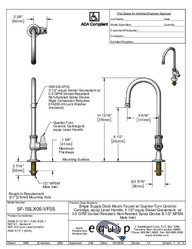 Cutsheet