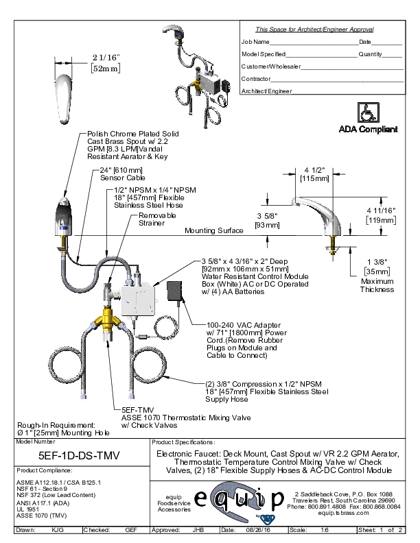 Cutsheet