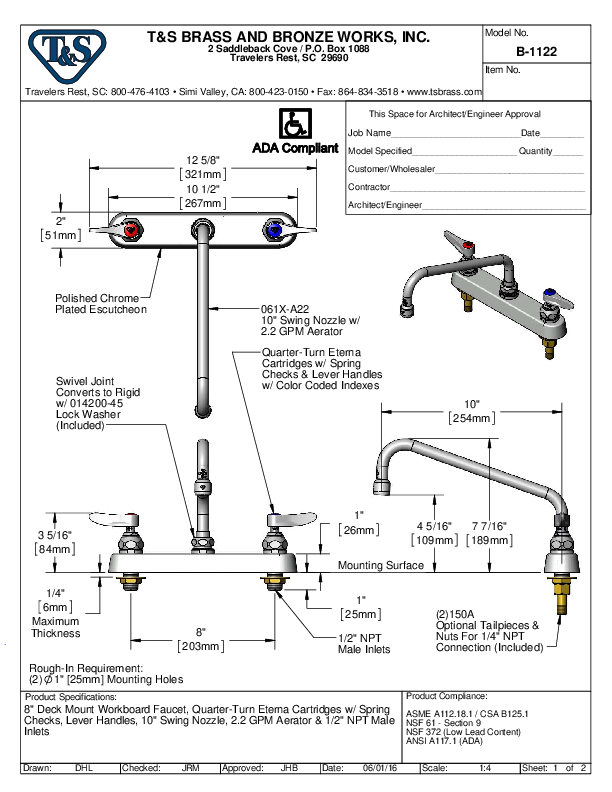 Cutsheet