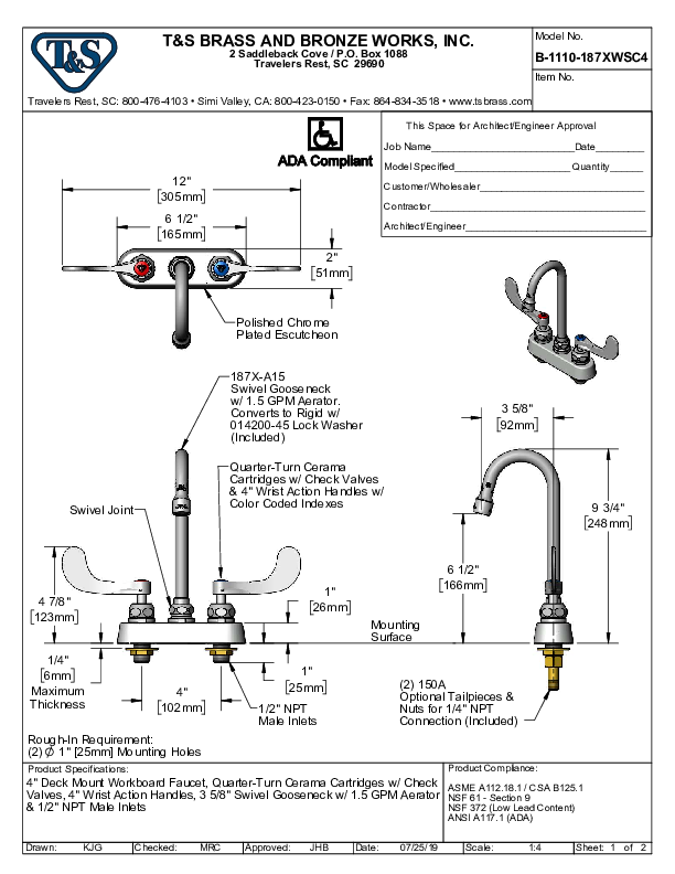 Cutsheet